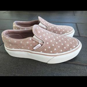 Vans Suede Platform Slides